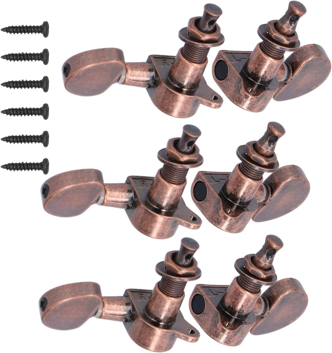 Akustikgitarre, hochwertige Stimmschlüssel, Akustikgitarre, Maschinenköpfe für 3L 3R Closed String T
