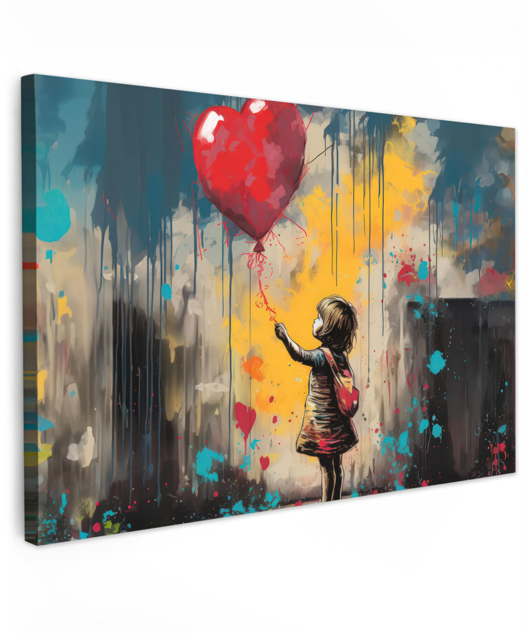 MuchoWow© Bild auf Leinwand Gross 120x80 cm XXL Schlafzimmer Bilder Wand Deko Wohnzimmer Modern Wand