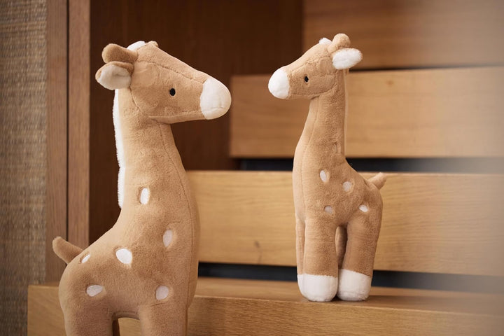 Jollein Kuscheltier - Giraffe, Biscuit - 100% Polyester - 34x7x15cm - Giraffe Plüschtier, Giraffe