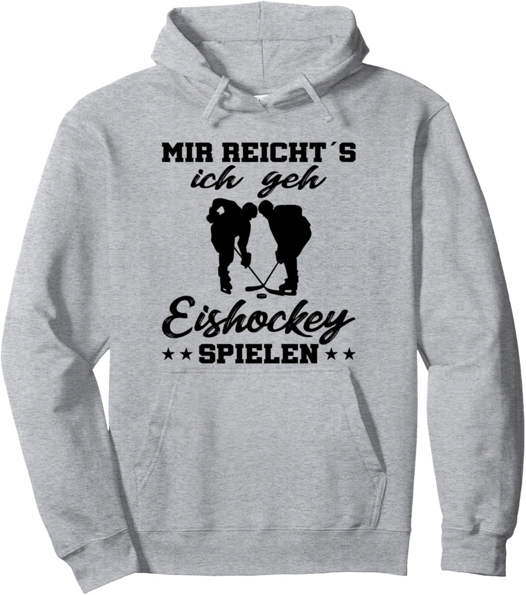 Mir reichts ich geh Eis-Hockey spielen Spruch Kinder Jungen Pullover Hoodie
