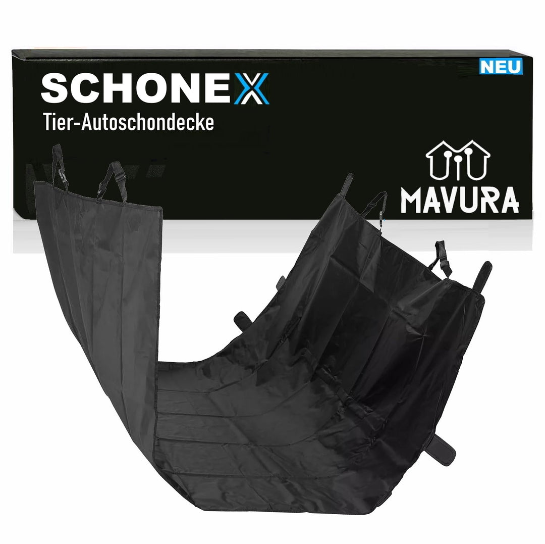 MAVURA SCHONEX Autoschondecke Rücksitz Auto Hunde Decke, Rückbank Schutzdecke KFZ Hundedecke Kofferr