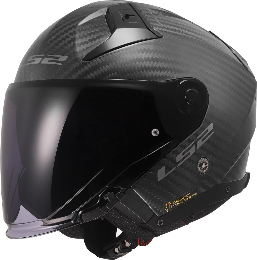 LS2, jethelme motorrad INFINITY II gloss carbon, L L gloss carbon, L gloss carbon