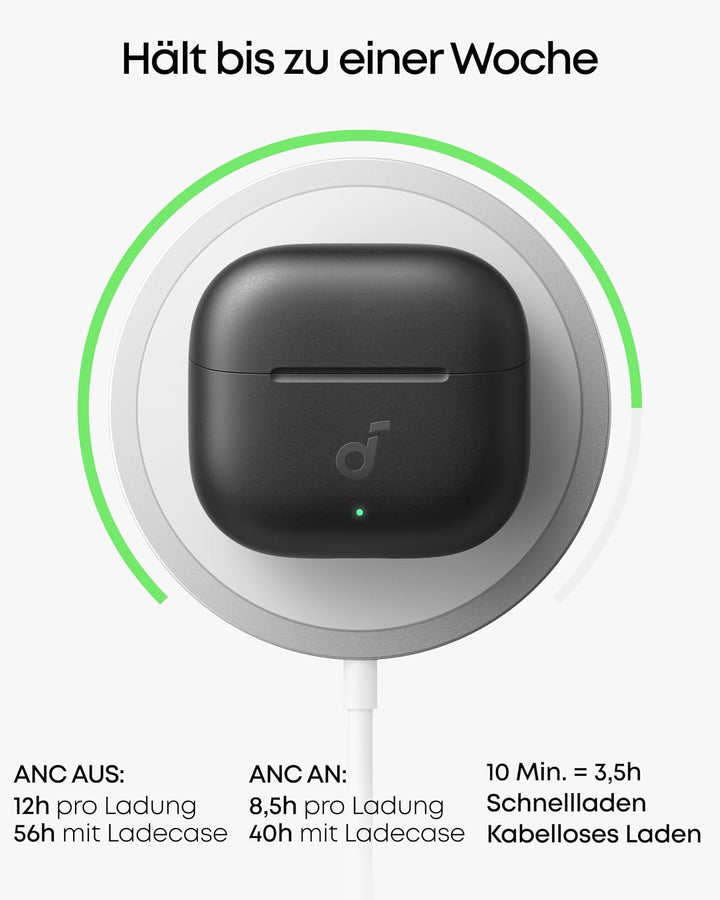 soundcore by Anker P42i, In-Ear kabellose Noise Cancelling Kopfhörer | Bluetooth-Kopfhörer, adaptive
