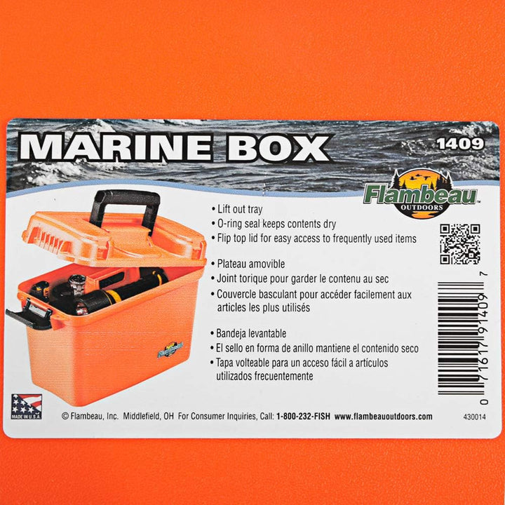 Flambeau Outdoors 7415DM Compact Marine Dry Box 35,6 cm., 35,6 cm.