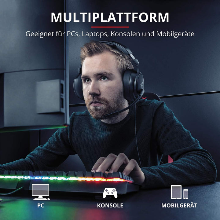 Trust Gaming Headset GXT 433 mit Mikrofon für PS4, PS5, PC, Nintendo Switch, Xbox Series X, Xbox One