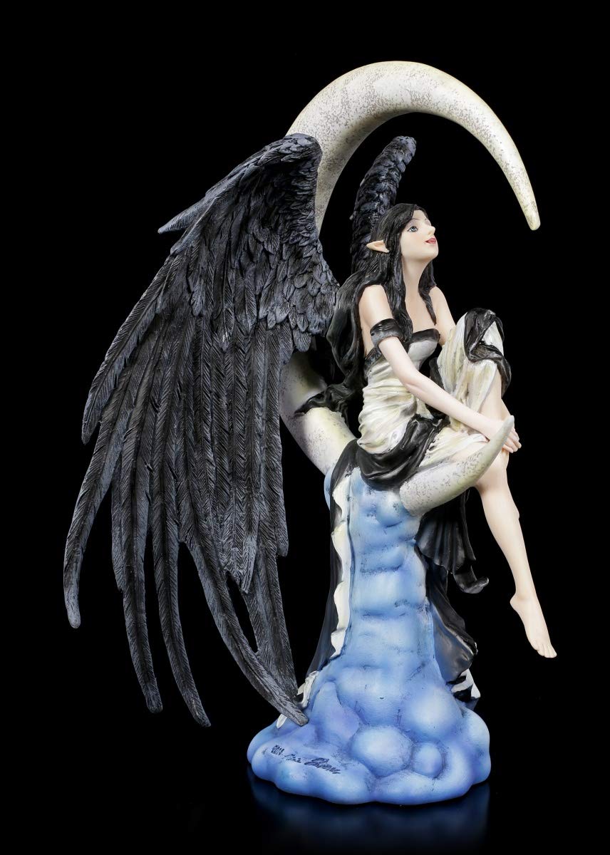 Nene Thomas Engel Fantasy-Figur - Stargazer Motiv Gothic Elfe, Fee, Deko-Figur, Staute, Skulptur, H