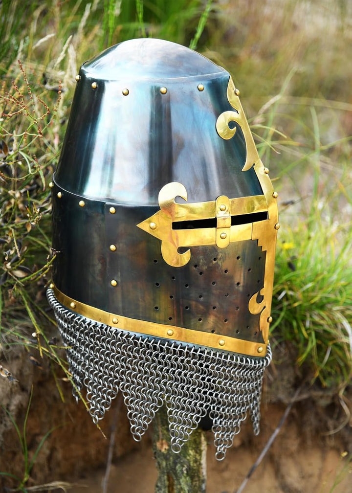 Ulfberth Topfhelm der Rieter von Kornburg, Nürnberg um 1375, Gr. M