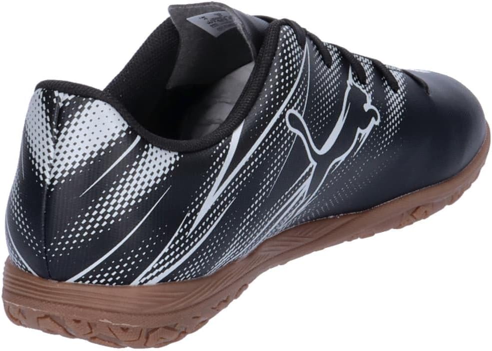 PUMA Unisex Kinder Attacanto Turf Training Soccer CleatsSneaker 32.5 EU Puma Schwarz Silber Mist, 32