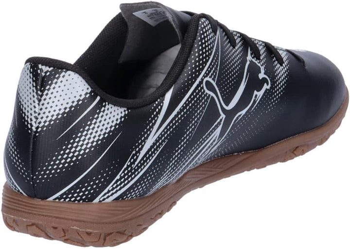PUMA Unisex Kinder Attacanto Turf Training Soccer CleatsSneaker 32.5 EU Puma Schwarz Silber Mist, 32
