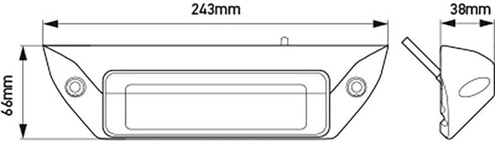 HELLA - LED-Arbeitsscheinwerfer - FMS Base - 24/12V - 1200lm - geschraubt - 2-Punkt Befestigung - Bo