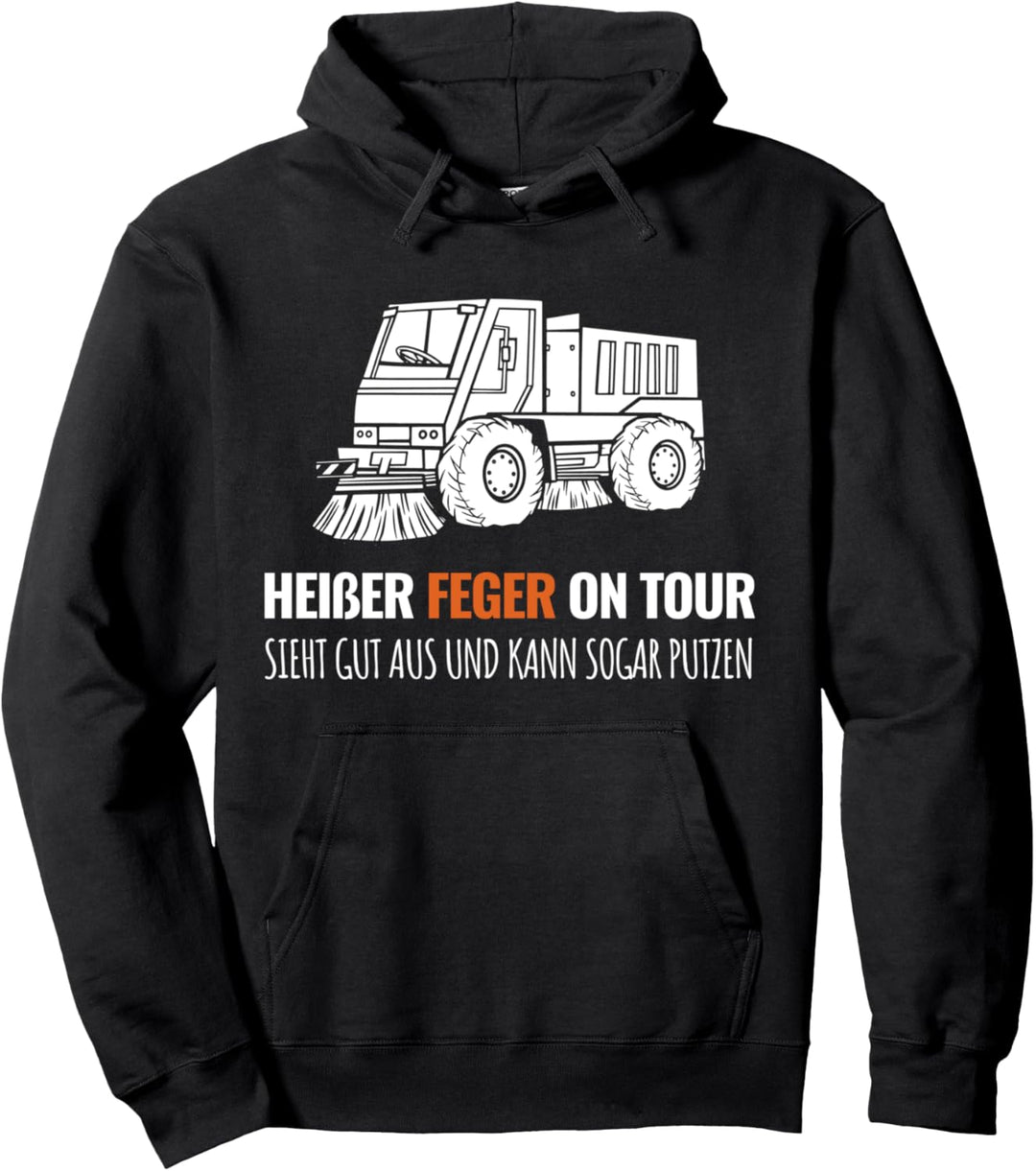 Kehrmaschine Kehrfahrzeug Müllmann Strassenreiniger Humor fun Pullover Hoodie