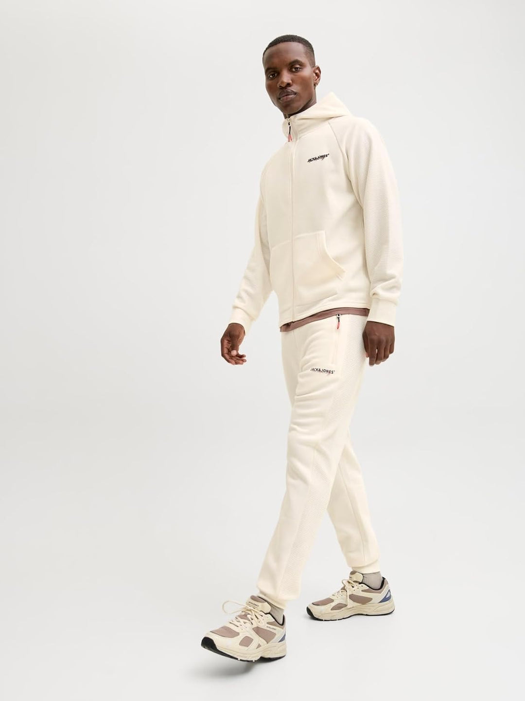 JACK & JONES Male Jogginghose Regular Fit Jogginghose XS Antique White, XS Antique White