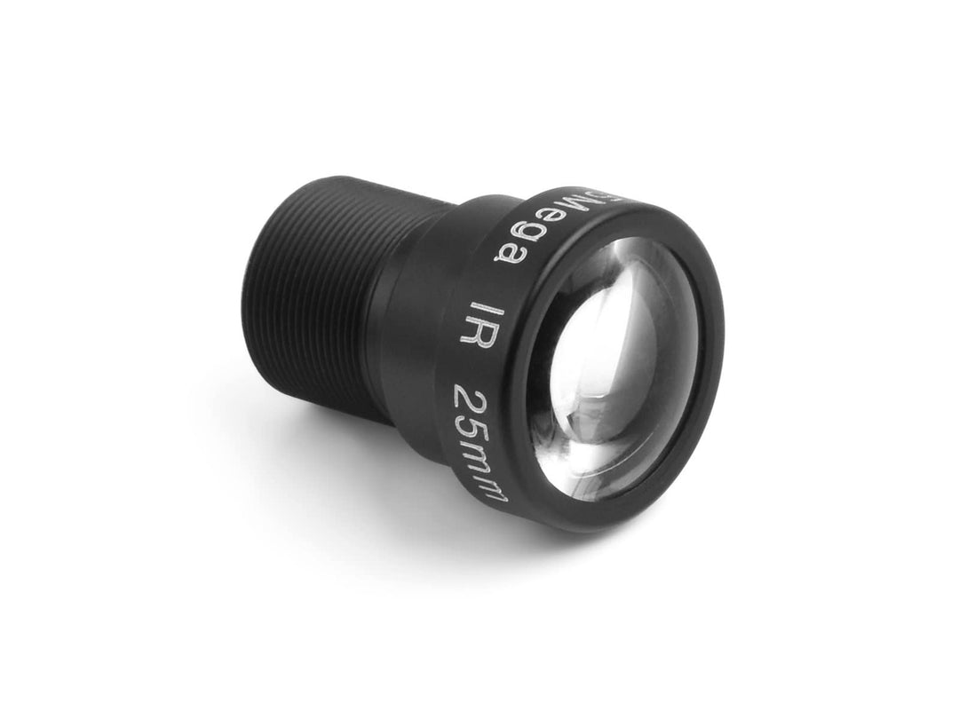 Waveshare M12 Long Focal Length Lens,5MP,25mm Focal Length,Large Aperture,Compatible with Raspberry