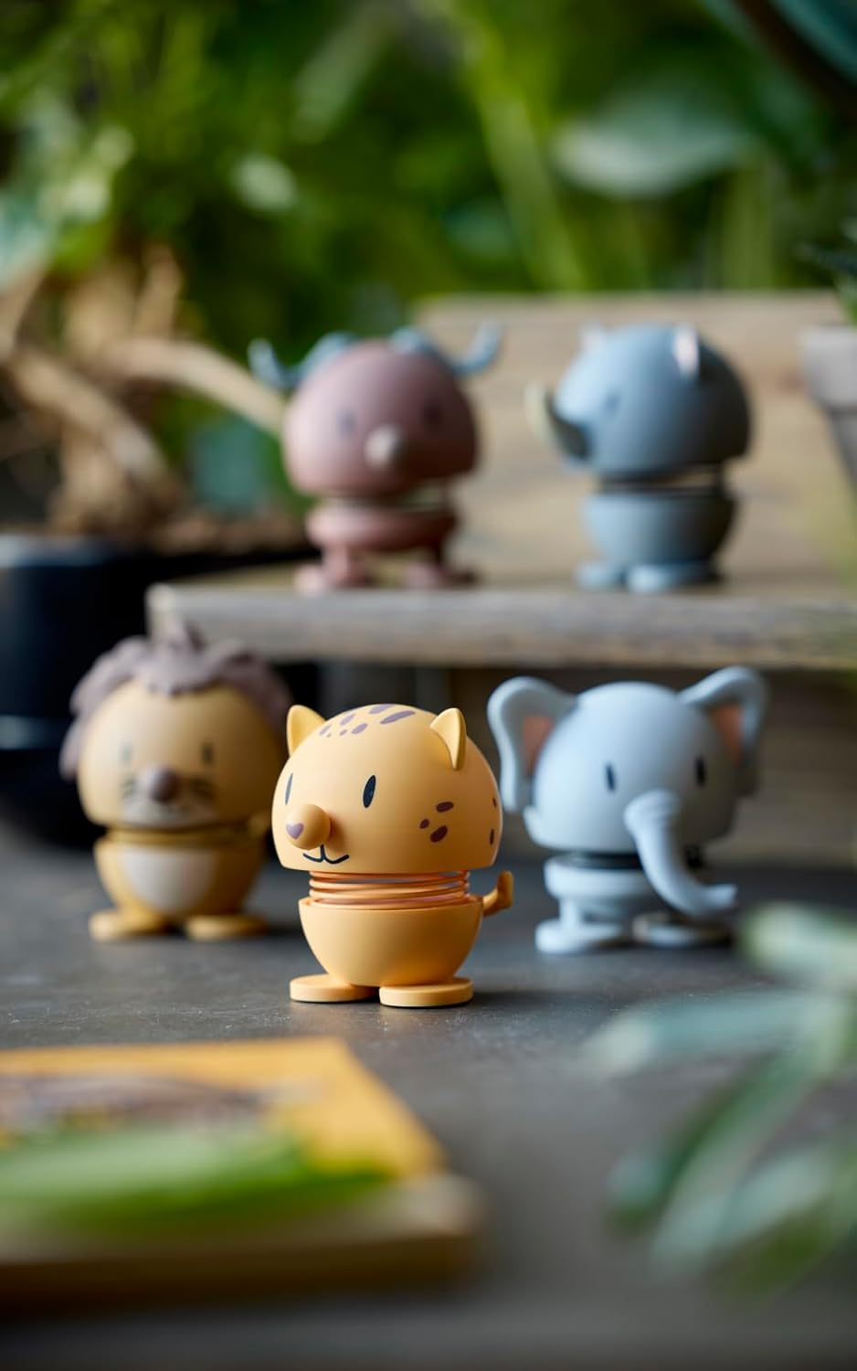 Hoptimist Soft Leopard, Wackelfigur Skandinavisch, Wohnzimmer & Schreibtisch Deko, Büro Gadget, Toll