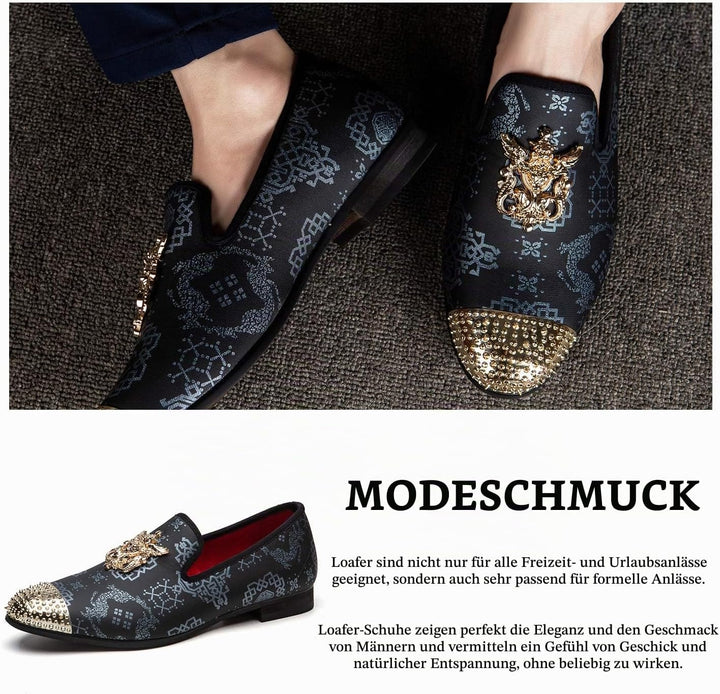 JITAI Herren leichte Schuhe Kunstleder Slipper für Männer und Mode Mokassins Herren Freizeitschuhe 4