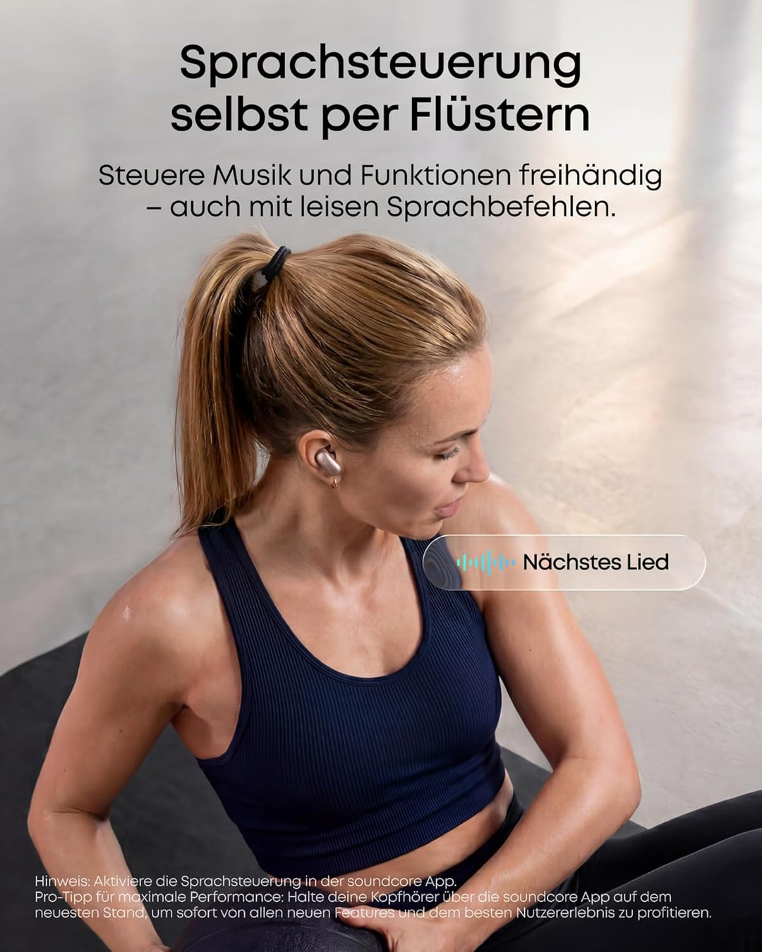 soundcore Anker Liberty 5 Pro, Guinness World Record Anrufqualität 10 Mikros, Noise Cancelling Kopfh