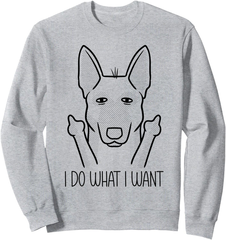 Sturer Malinois Hund Belgischer Schäferhund Sweatshirt