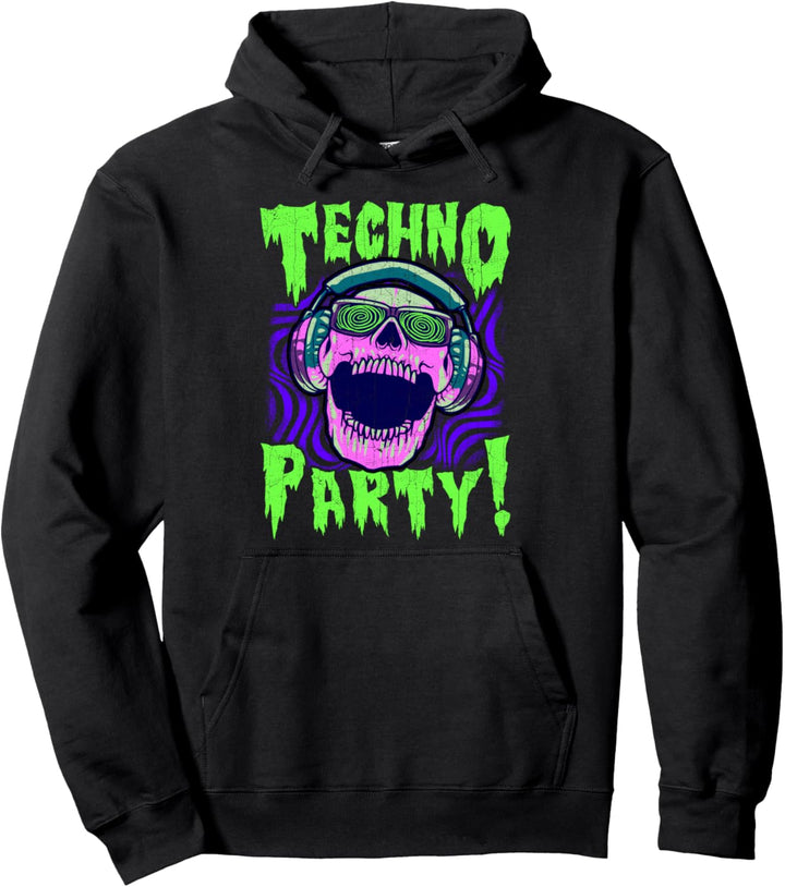 House Music Techno Party | Electronic Dance Music DJ Pullover Hoodie