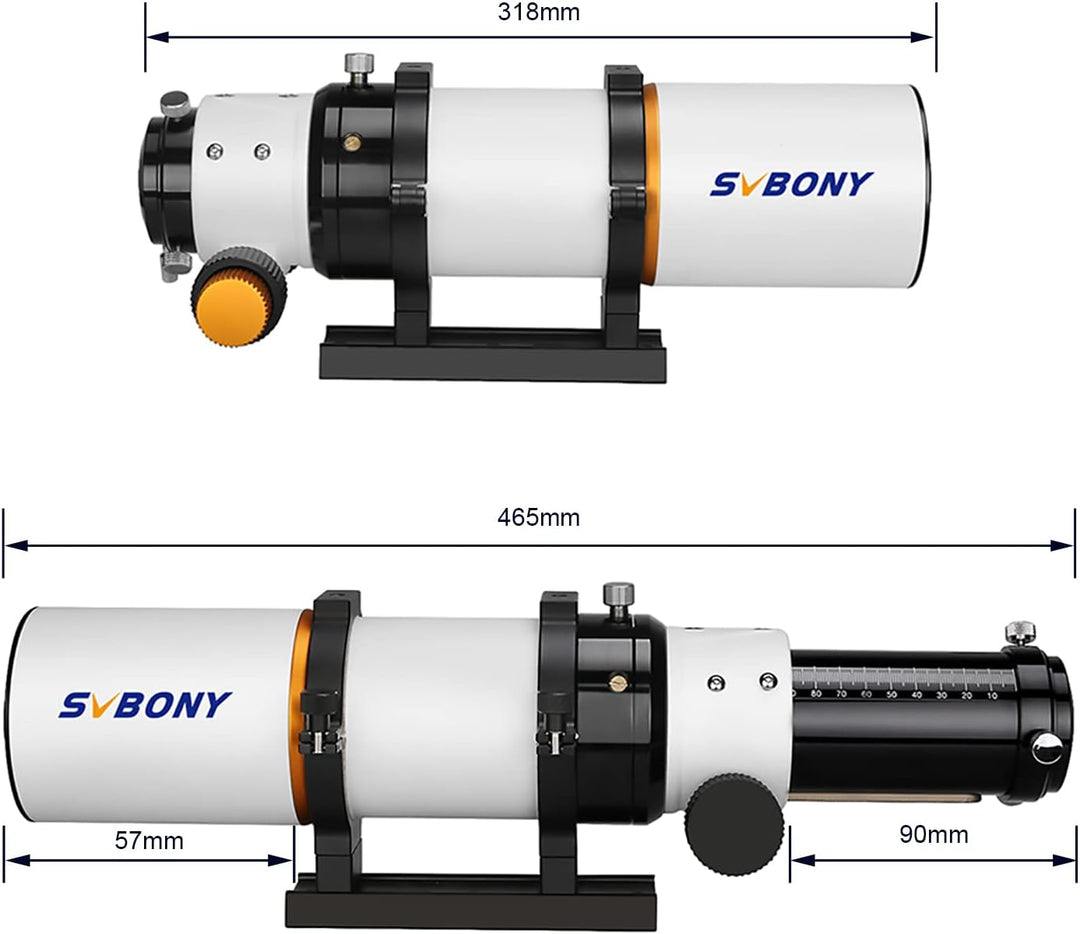 Svbony SV503 Achromatischer Refraktor, 70mm F6 ED Teleskop, Extra Low Dispersion Refraktor OTA für A