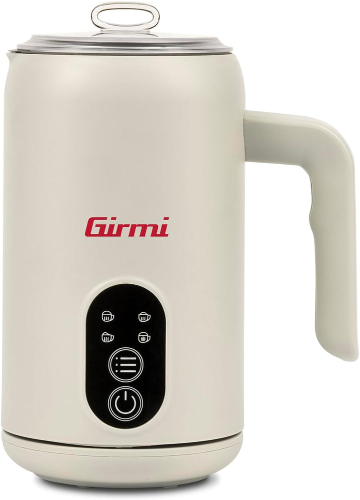 Girmi ML53 Milchaufschäumer 500W 300ml Kapazität Automatische Abschaltung 4 Funktionen Heisse Milch