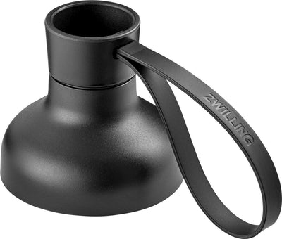ZWILLING 2 in 1 Trinkflasche und Mixbehälter Inkl. Verschluss Füllmenge: 600 ml Transparent/Schwarz