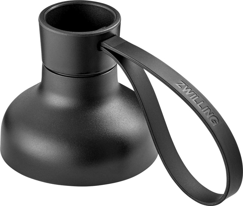 ZWILLING 2 in 1 Trinkflasche und Mixbehälter Inkl. Verschluss Füllmenge: 600 ml Transparent/Schwarz