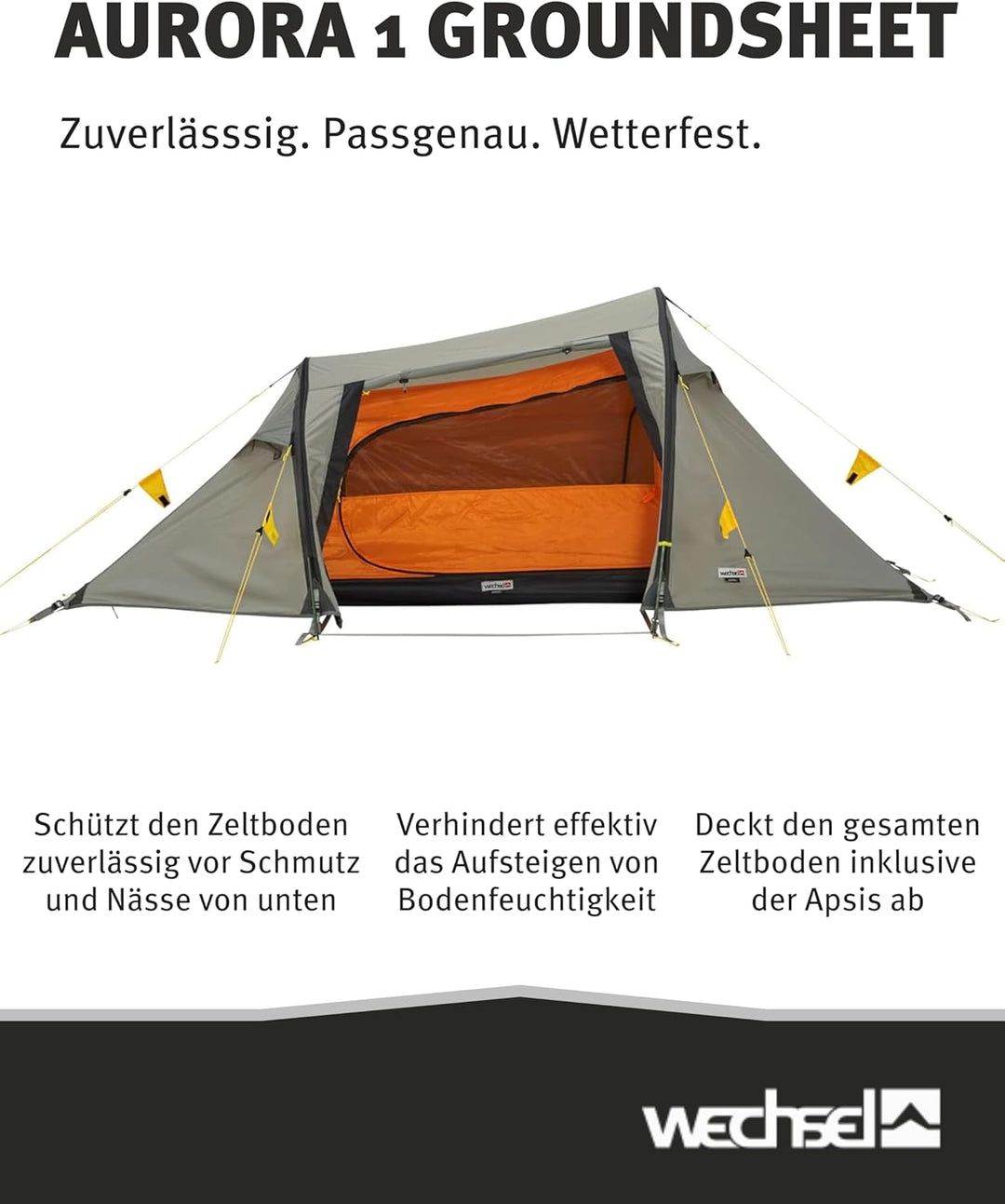 Wechsel Tents Groundsheet - Zusätzlicher Zeltboden passgenau für unsere Zelt Modelle Groundsheet Aur