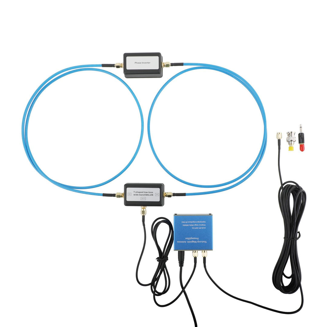 YouLoop 250 mW 10 kHz bis 30 MHz magnetische Antenne, Portable Passive Ringantenne, SMA/BNC/3.5MM Au