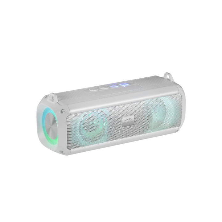 Mars Gaming MSB-XT, Tragbarer Lautsprecher + Soundbar 2in1, Dynamische RGB-Beleuchtung, 4 Treiber 20