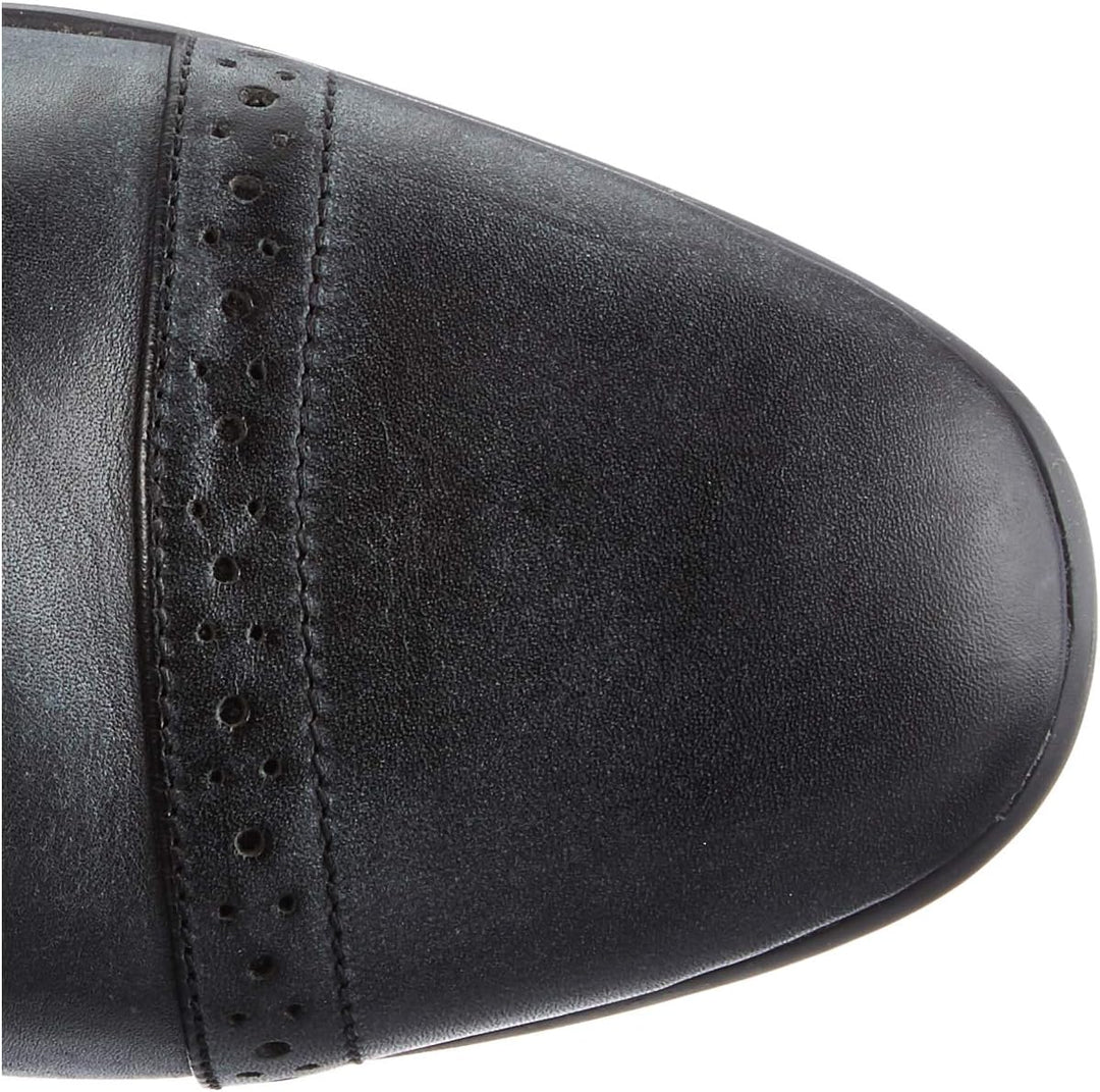 HKM Erwachsene Reitstiefel-Valencia, Langlänge/enge Weite9195 Hose, 9195 schwarz/Grau, 39, Schwarz G
