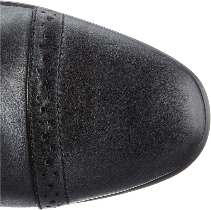 HKM Erwachsene Reitstiefel-Valencia, Langlänge/enge Weite9195 Hose, 9195 schwarz/Grau, 39, Schwarz G