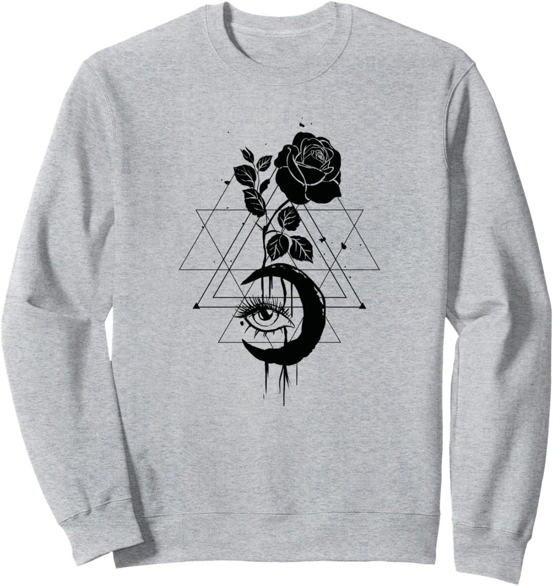 Moon Rose Original | Mond Rose Teufel | Mond Rose Mond Sweatshirt