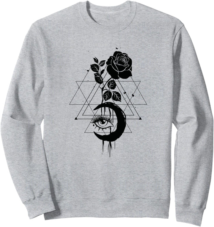 Moon Rose Original | Mond Rose Teufel | Mond Rose Mond Sweatshirt
