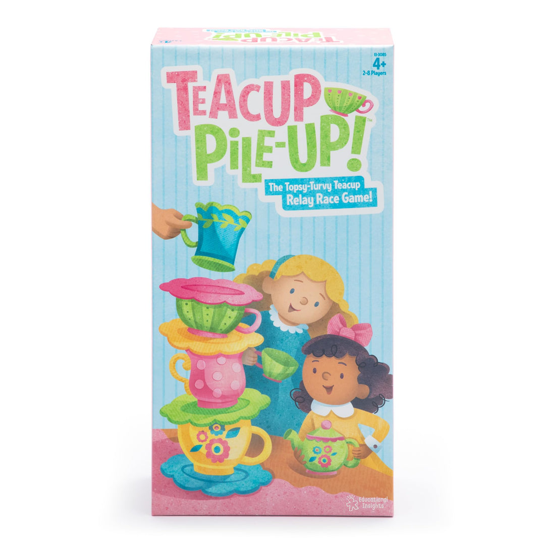 Learning Resources Teacup Pile-Up! Stapelspiel für Vorschulkinder, Aufbau feinmotorischen Geschicks,