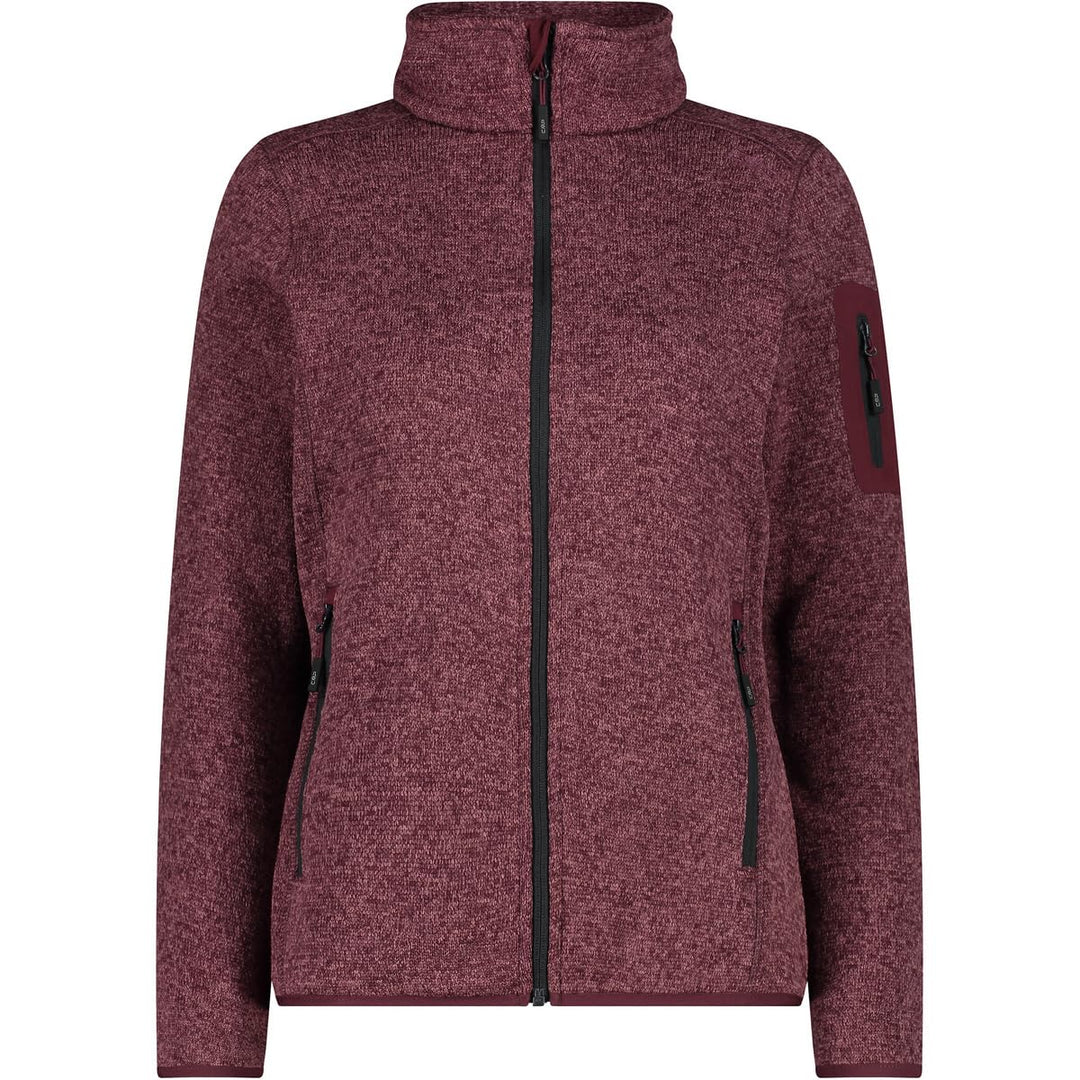 CMP Damen Fleecejacke D34 burgundy-anthrazit, D34 burgundy-anthrazit