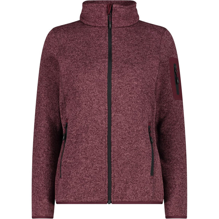 CMP Damen Fleecejacke D34 burgundy-anthrazit, D34 burgundy-anthrazit