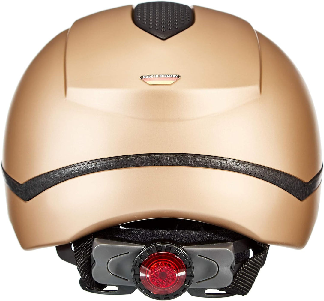 KED Pina Kinder Fahrrad Helm matt goldfarben 2023 S (50-53cm), S (50-53cm)