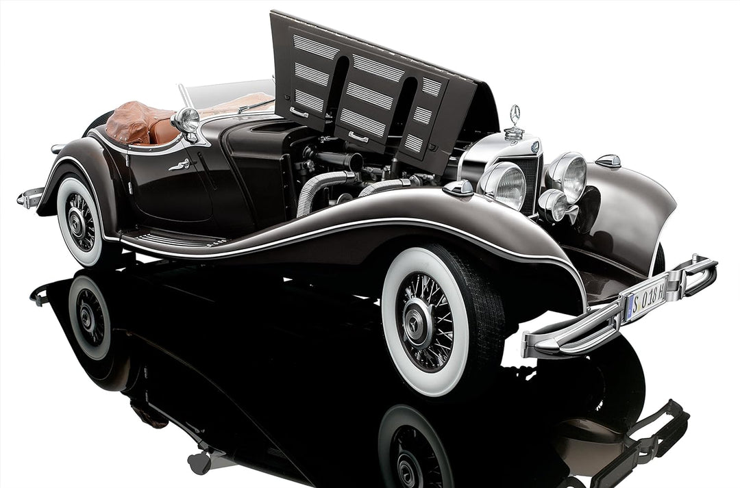 Bauer Exclusive Mercedes-Benz 500 K Spezial Roadster 1934: Originalgetreues, Hochwertiges Modellauto