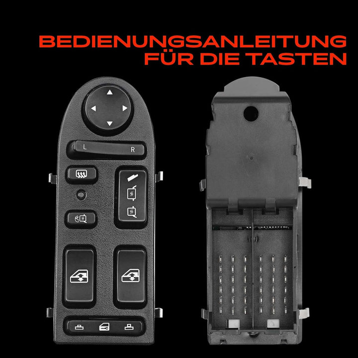Frankberg Fensterheberschalter Vorne Links für M-A-N TGA TGM TGL 81258067098 81258067045
