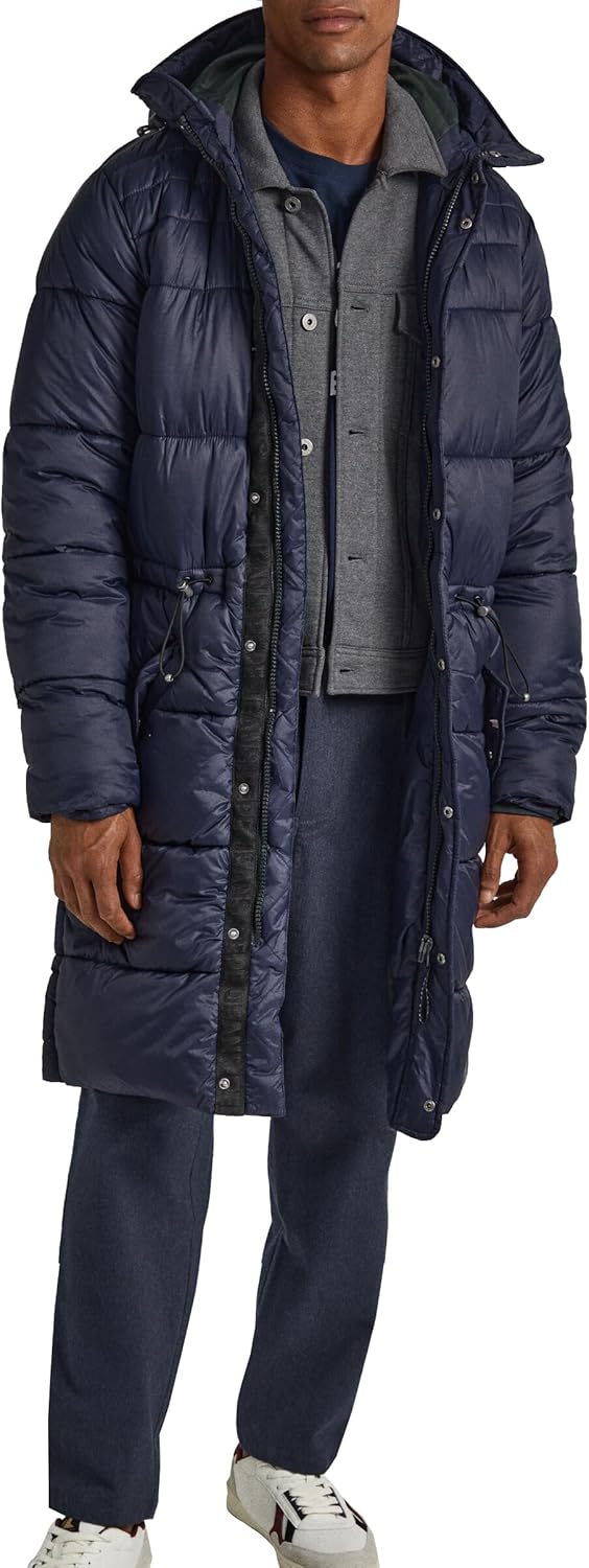 Pepe Jeans Herren Blai Puffer Parka S Blau (Dulwich), S Blau (Dulwich)