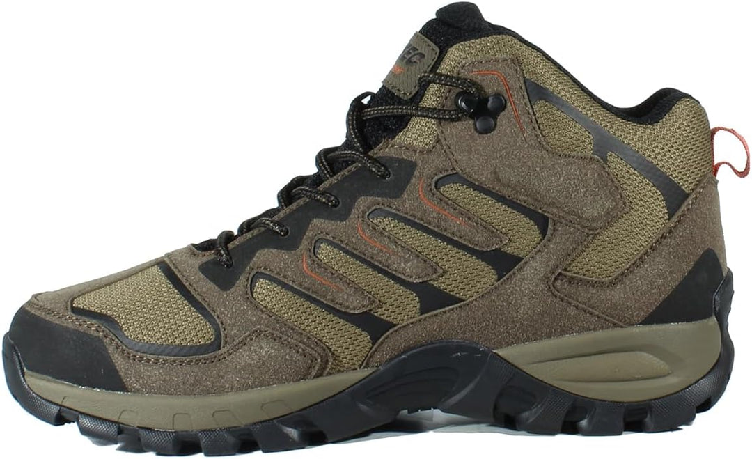 HI-TEC – Bergschuhe Herren Cervus Mid WP | Herren-Trekkingstiefel mit Membran, Gummisohle, Fersensta