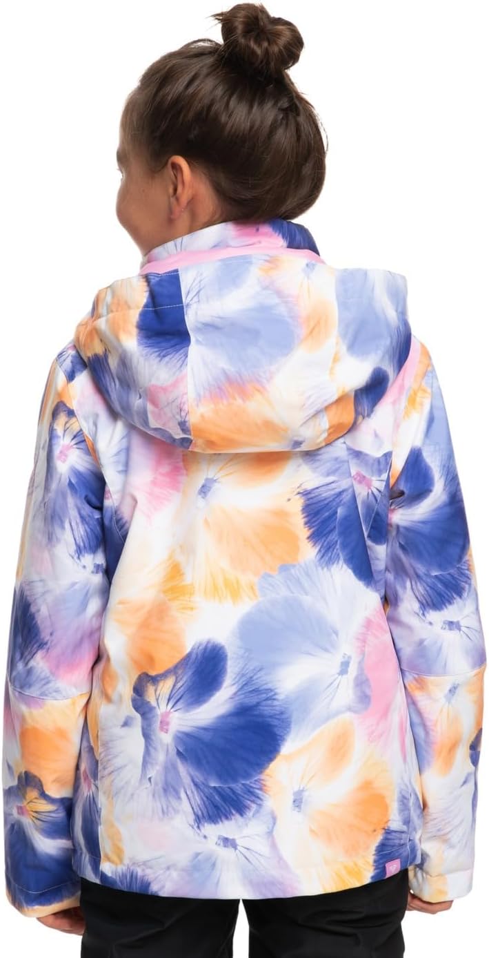Roxy Mädchen Girl Jk Jetty-Snow Jacket 8-16 10 Jahre Weiss, 10 Jahre Wei&amp;
