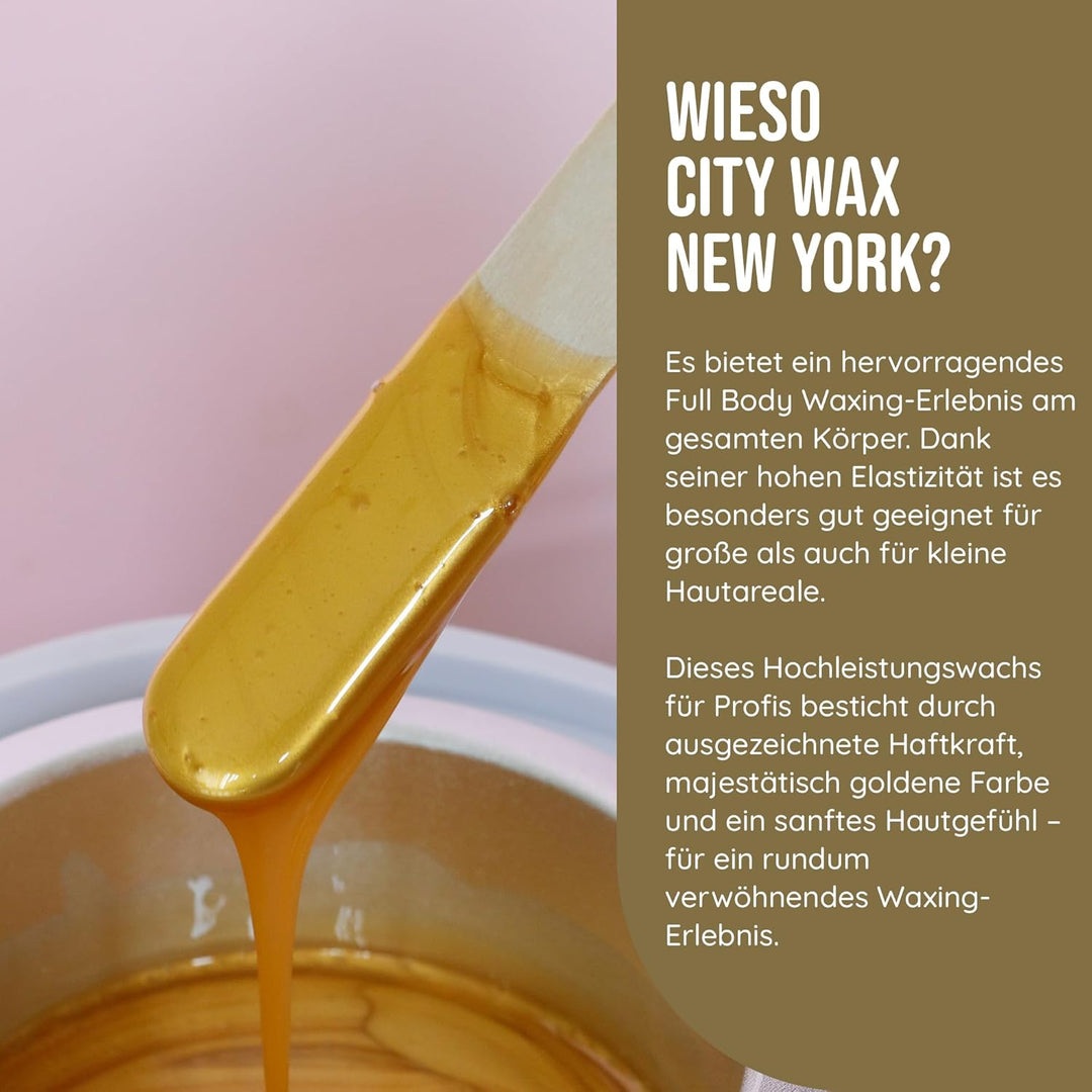 PINK Cosmetics - CITY WAX New York 1 kg - Sanftes Full Body Waxing mit Wachsperlen in Profi-Qualität