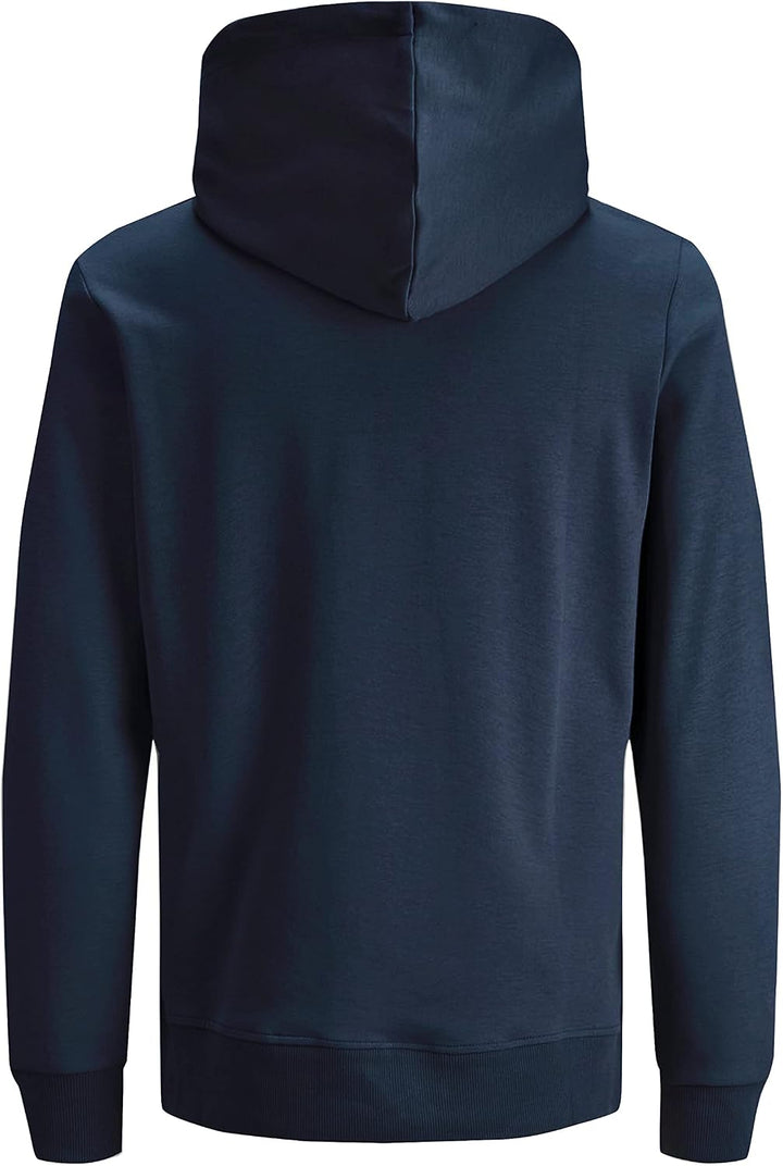 JACK &amp; JONES Male Kapuzenpullover Einfarbig Kapuzenpullover | Hoodie XS Insignia Blue, XS Insignia B