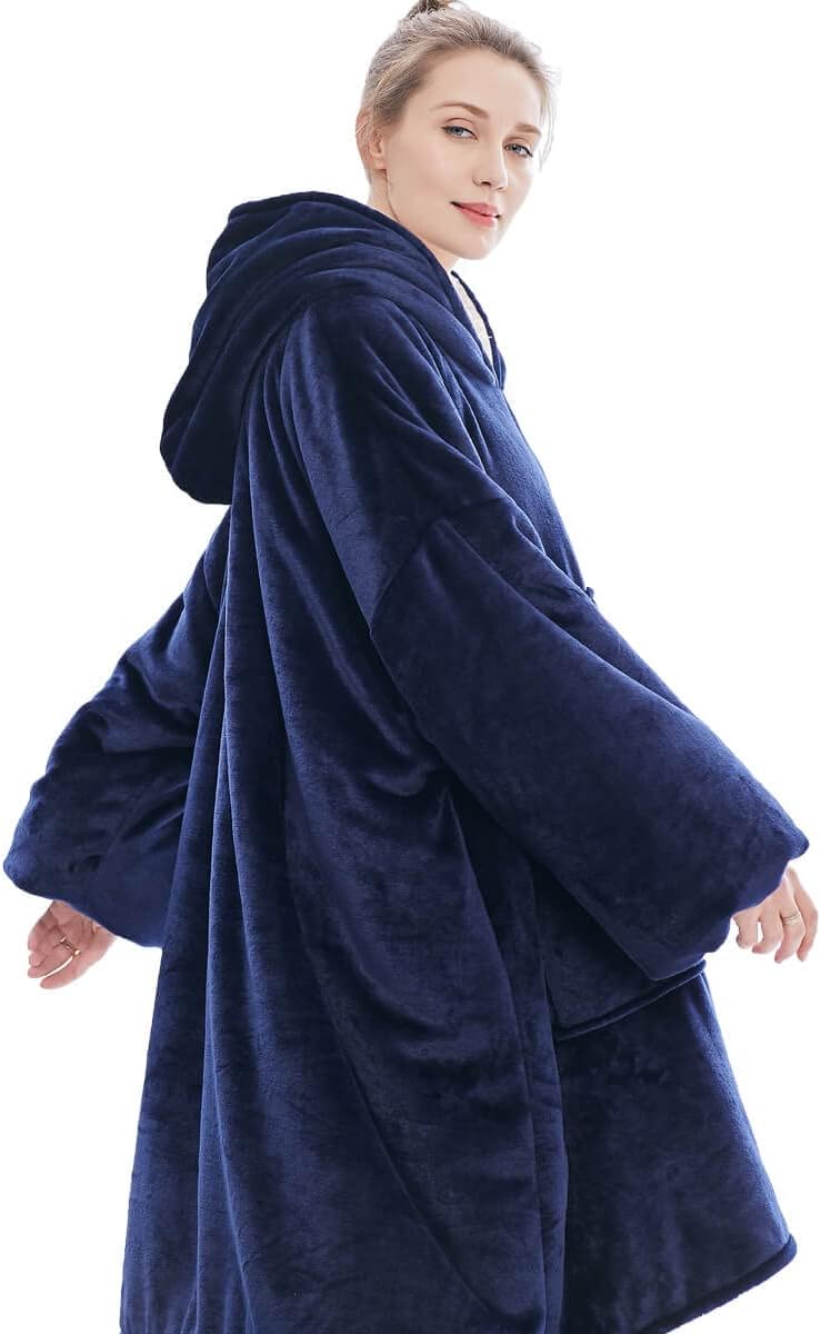 FELOVE Übergrosse Hoodie Sweatshirt, Original Decke Sweatshirt, super weiche gemütliche warme komfor