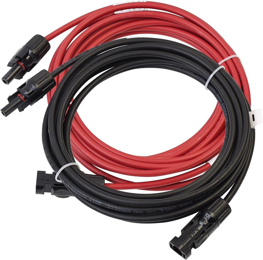 revolt Solarverlängerungskabel: Solar-Verlängerungskabel, MC4-kompatibel, 2X 4 mm² (12 AWG), 5 m, IP