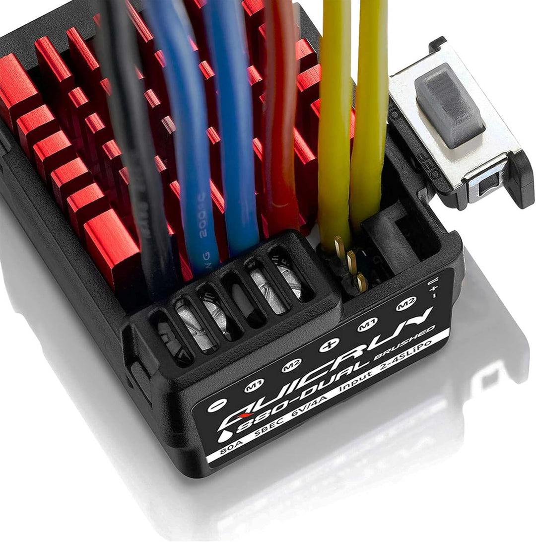 HobbyWing QuicRun 0880 Dual Brushed Regler 80A für 1:10