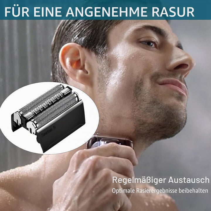 Elektrischer Scherkopf für Braun Serie 5,52B Kompatibel Mit Braun Series 5 Scherkopf,Schwarz Series