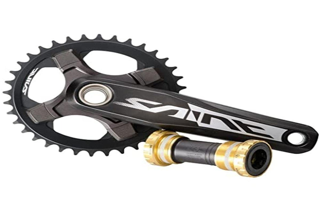 SHIMANO Saint Kurbelgarnitur, Silber, 17.5 x 17.5 x 8 cm 17.5 x 17.5 x 8 cm silber, 17.5 x 17.5 x 8
