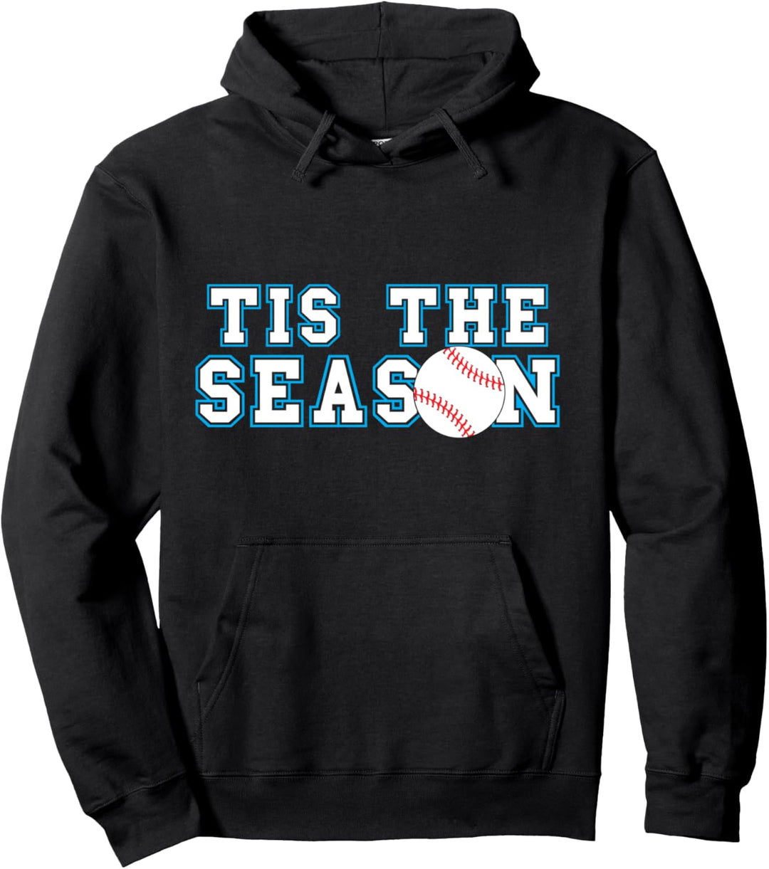 Tis the Season | Softball and Baseball Player Pullover Hoodie